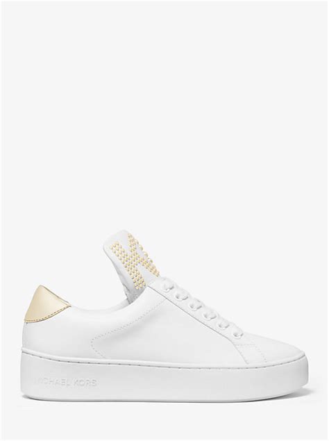 Mindy Studded Leather Sneaker 